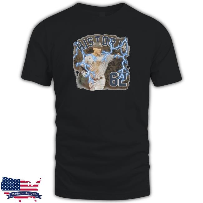 Nice aaron James Judge lightning baseball Long Sleeve Tee Official Nice aaron James Judge lightning baseball Tee