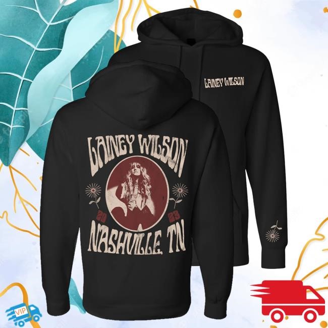 Official Lainey Wilson Merch Store Lainey Wilson Nashville Flower Pull Over Hoodie Lainey Wilson Clothing Shop LaineyWilson