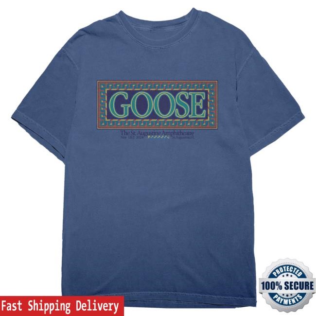 Official Goose The Band Merch St. Augustine - November 2024 Event T-Shirt Goosetheband