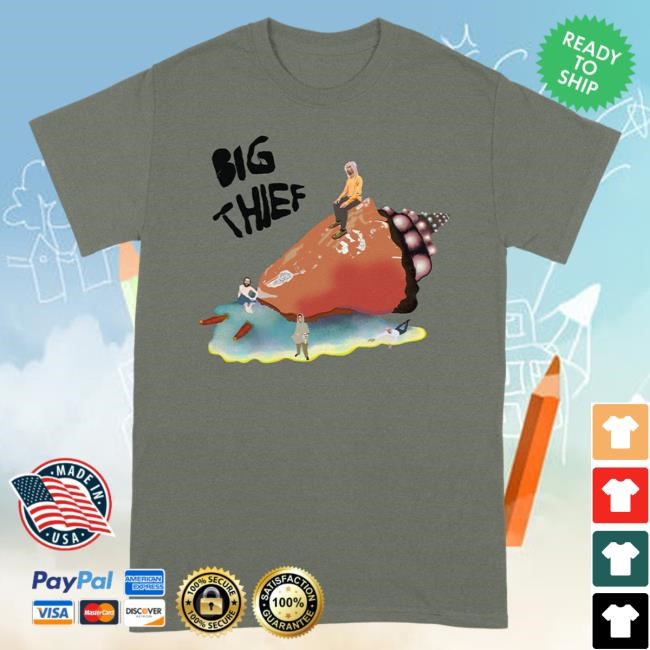 Official Big Thief Merch Store Shop Snail Popover Shirt