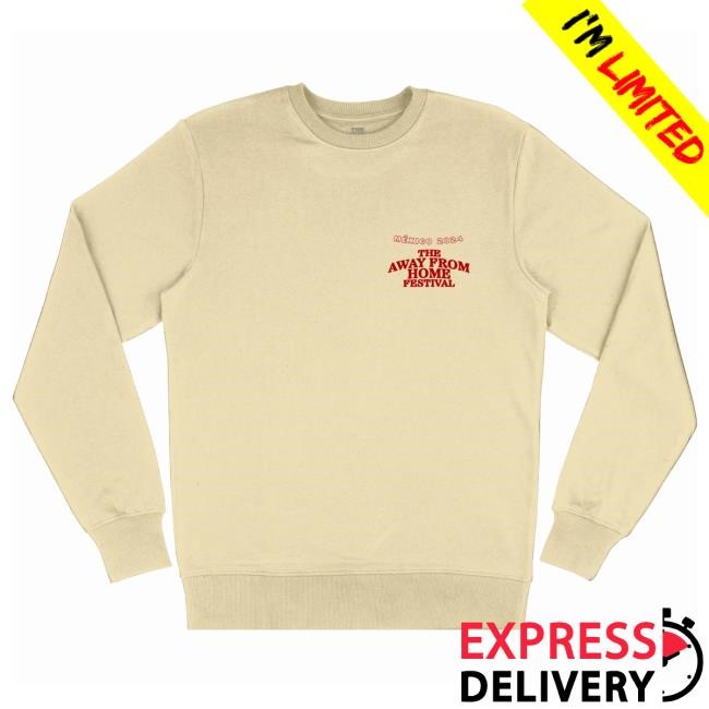 Louis Tomlinson The Away From Home Festival 2024 Yellow Pull Over Hoodie