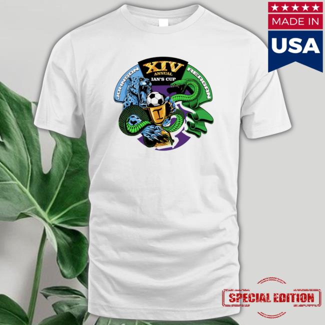 Johnson Jaguars vs Reagan XIV Annual Ian’s Cup Rattler Logo 2023 Football Long Sleeve Tee