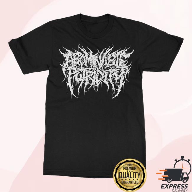 Official Indie Merch Store Shop Abominable Putridity "Entrenched Cosmic Brutality" Tshirt Black/White Indiemerchstore