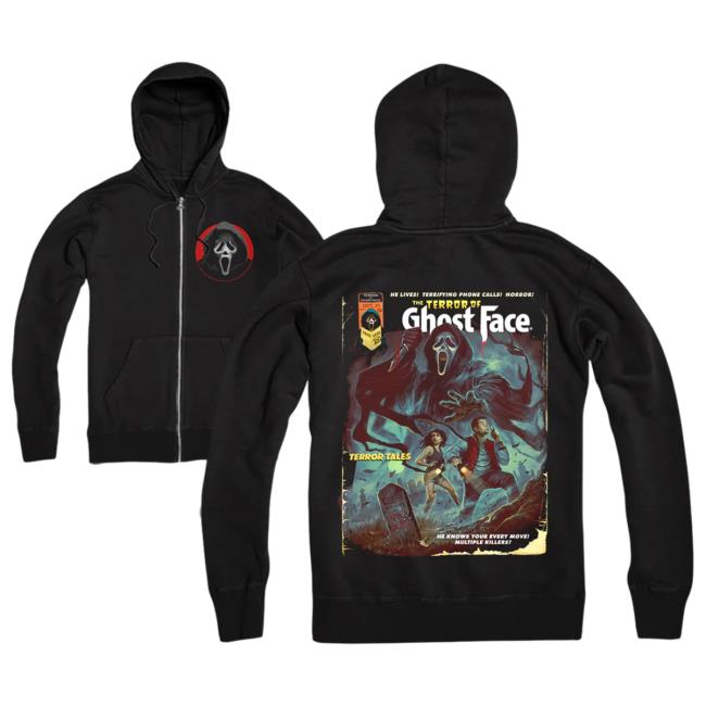 Official Cavity Colors The Terror Of Ghost Face - Zip Up Sweaters