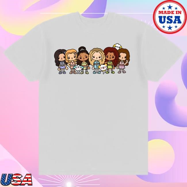 Katseye Official Toca Boca White T-shirt Graphic