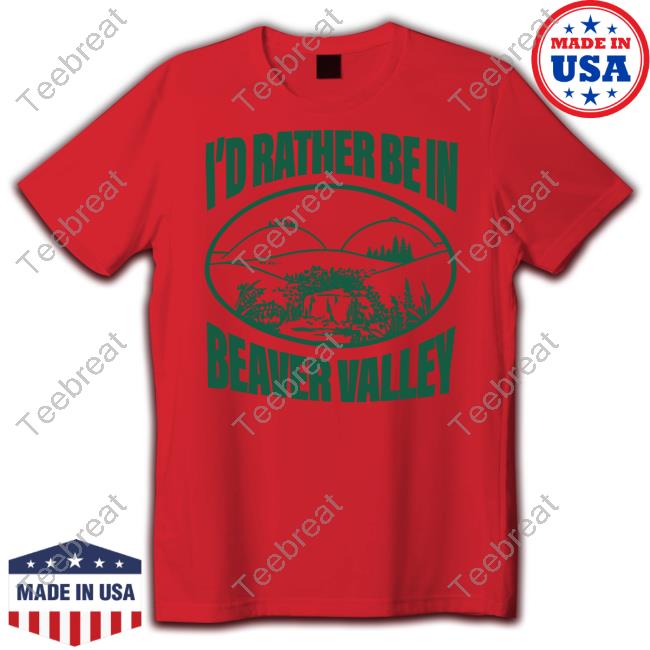 Danny Duncan Merch I'd Rather Be In Beaver Valley Sand Shirt