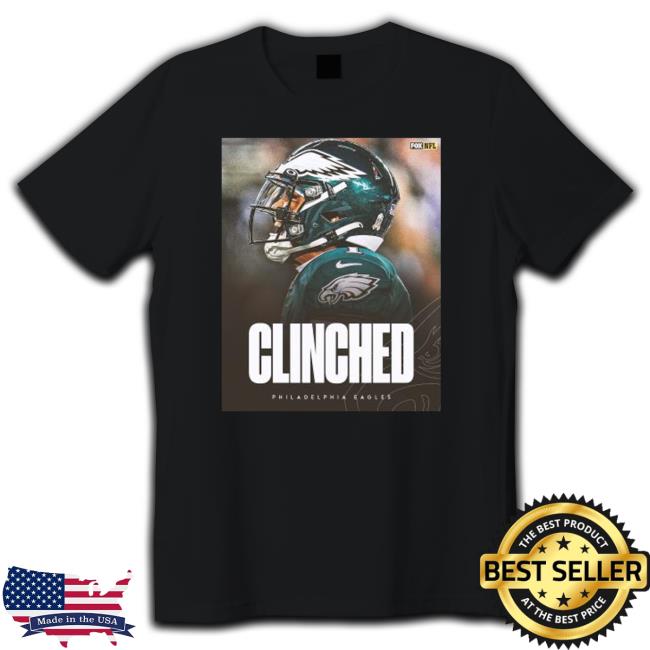 Official AJ Brown Clinched The Philadelphia Eagles T Shirt Official AJ Brown Clinched The Philadelphia Eagles Hoodie
