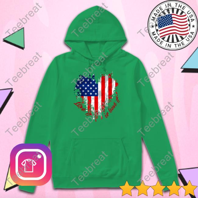 The Officer Tatum Merch Love It Or Leave It American Flag Shirts