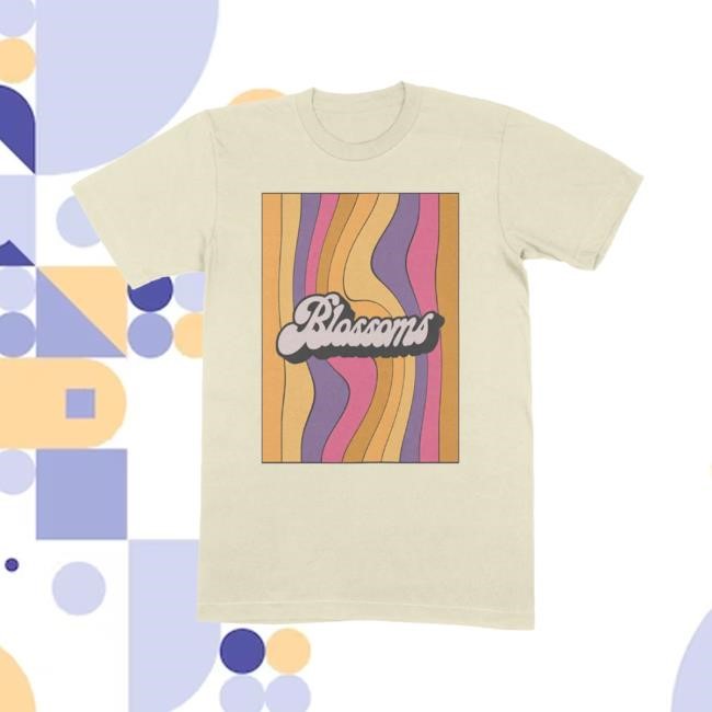 Official Blossoms Merch Store Wave Tee Blossoms Band