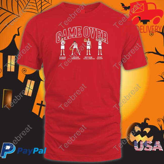 The Indiana Nil Store Game Over Shaan Burke Hogan Orbaugh Nathan Childress Mike Shipp Long Sleeve Indiana Game Over Shaan Burke Hogan Orbaugh Nathan Childress Mike Shipp Hoodie