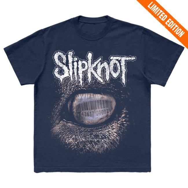 Official Slipknot Merch Store Slipknot Eye Hot Shirt (Midnight Blue) Slipknotmerch