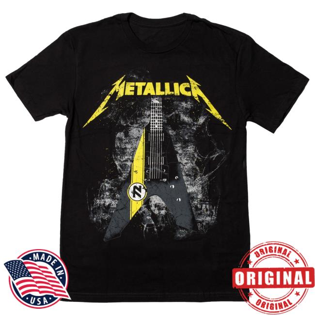 Official Metallica Merch Shop James Hetfield 72 Vulture Guitar Shirt