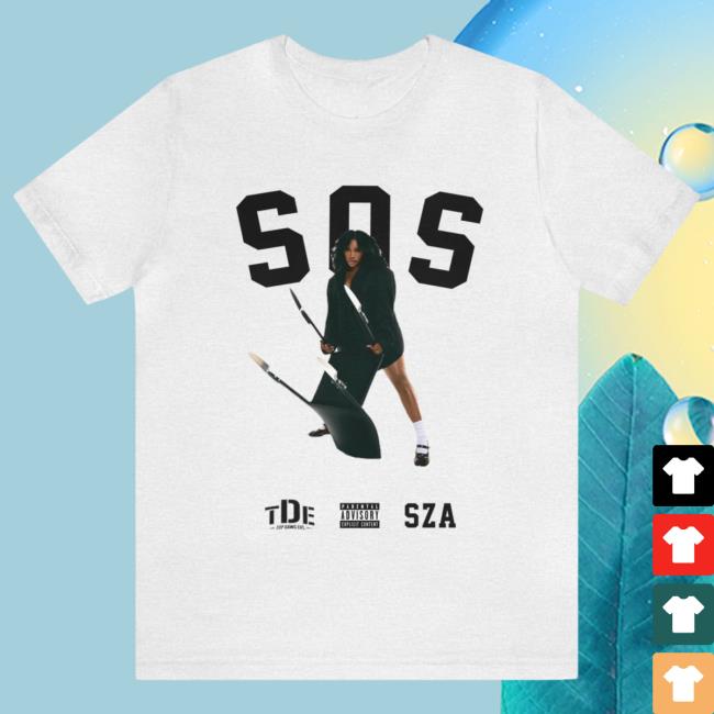 SZA Merchandise - New SOS North America Tour Dates Shirt New