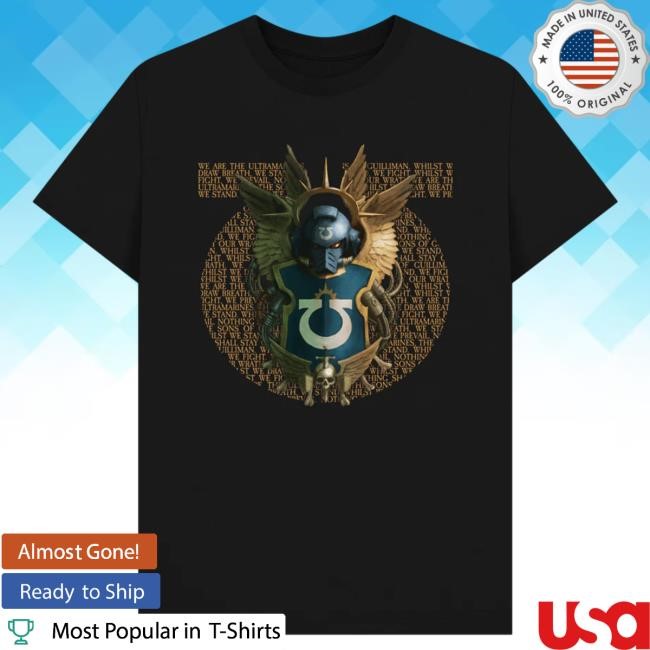 Ultramarines Litanies Shirts Official Warhammer Merch Store Shop