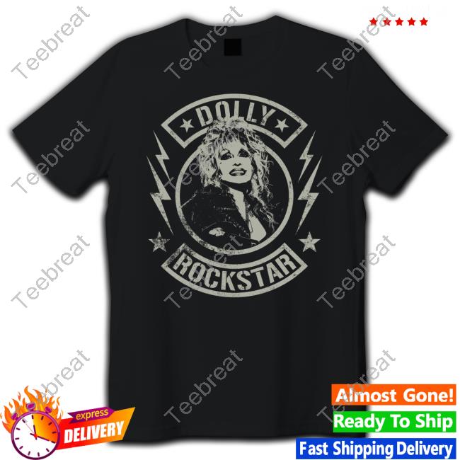 Official Dolly Parton Bolt Rocker T Shirt