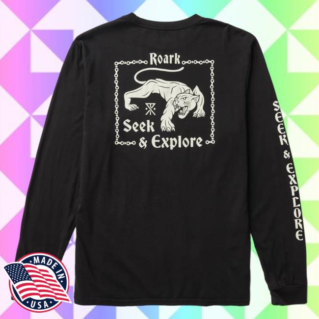 Official Roark Clothing Store Shop Jamie Thomas Long Sleeve Tshirt Black