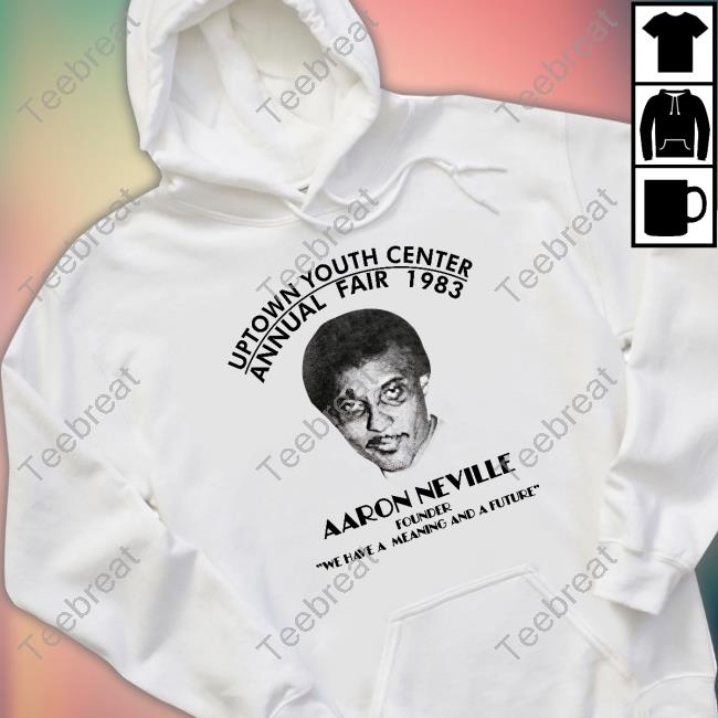 Uptown Youth Center Annual Fair 1983 Aaron Neville Hoodie