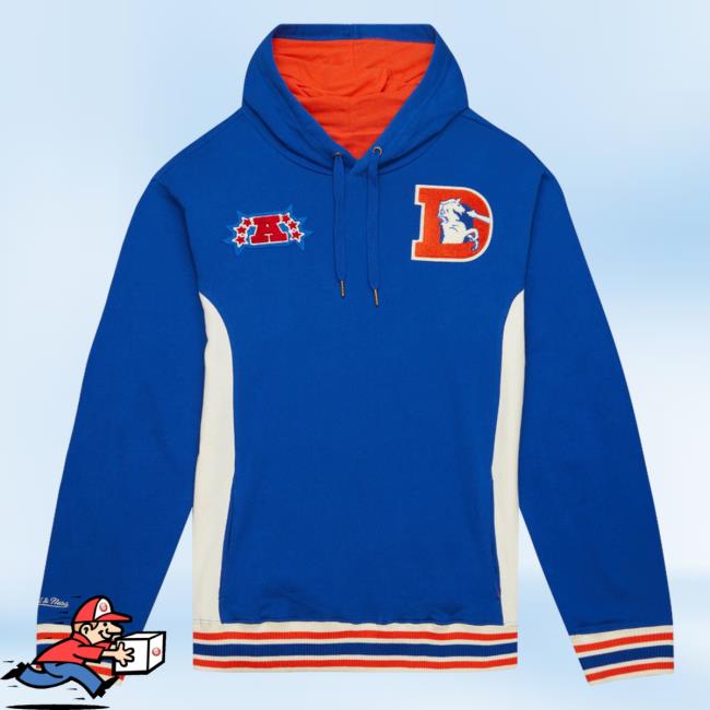 Official Team Legacy French Terry Hooded Sweatshirt Denver Broncos New Release