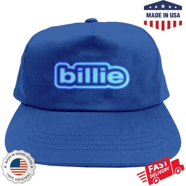 Billie Eilish Billie Blue Flat Brim Snapback Accessory