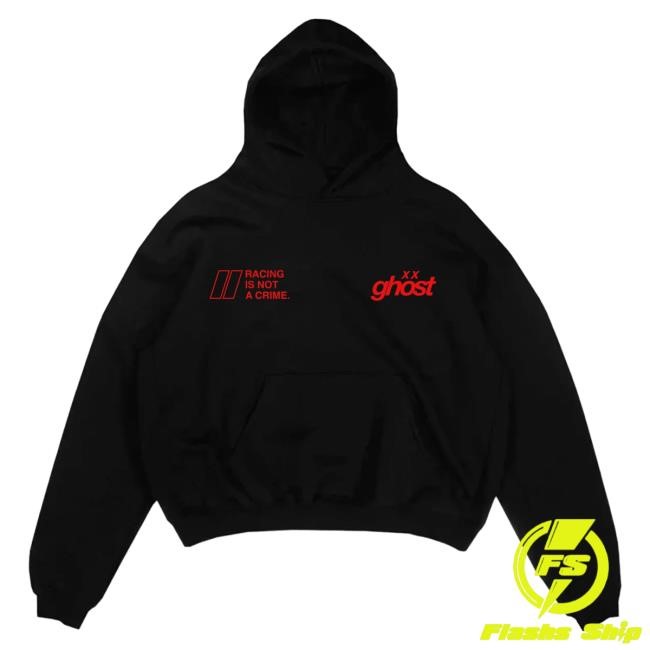 Official Ghost Racing Apparel Ghost Racing Red "Ghst" Hooded Sweatshirt - Black