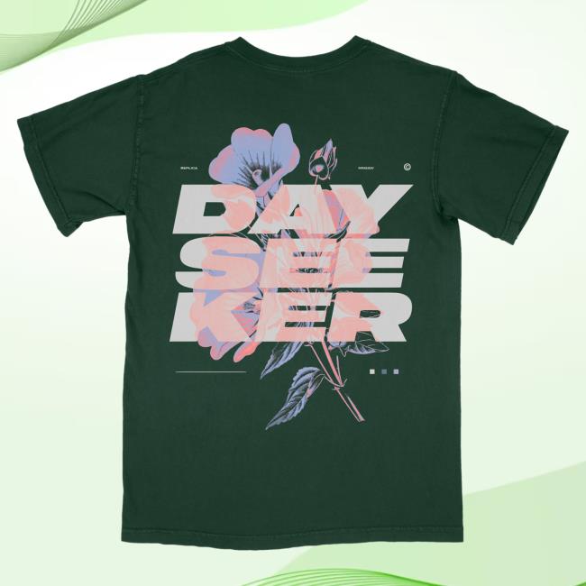 Official Dayseeker Merch Store Dayseeker Green Floral T Shirt Dayseeker Apparel Clothing Shop