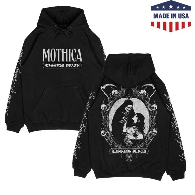 Rise Records Shop Merch Mothica Kissing Death Black Hoody