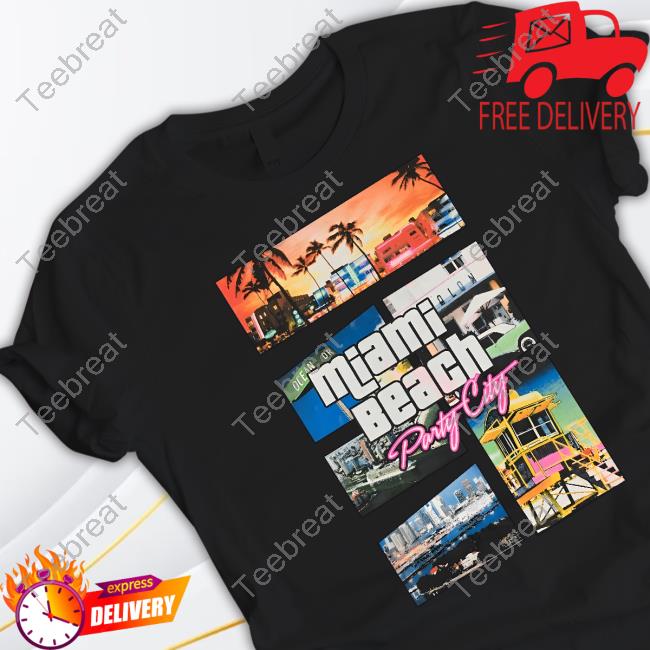 Miami Beach Party City New Tee