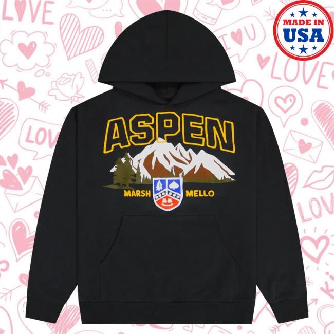 Aspen Graphic T Shirt Marshmello Design First Aspen T Shirt Graphic Detail Marshmello Drop