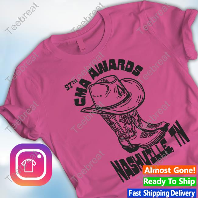 Official Cmaworld 57Th Cma Awards Boots Nashville Tn Tee Shirt Official Cmaworld 57Th Cma Awards Boots Nashville Tn Shirt