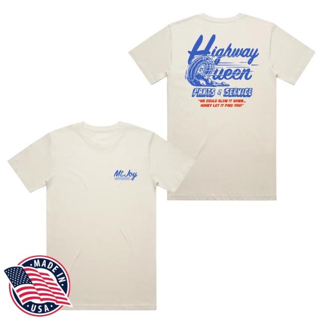 Official Mt Joy Merch Store Mt Joy Highway Queen Top Shirt Mt Joy Apparel Clothing Shop MtJoy