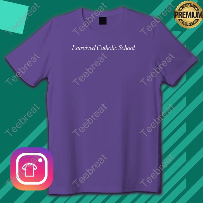 I Survived Catholic School Tee Edgewoodcollective