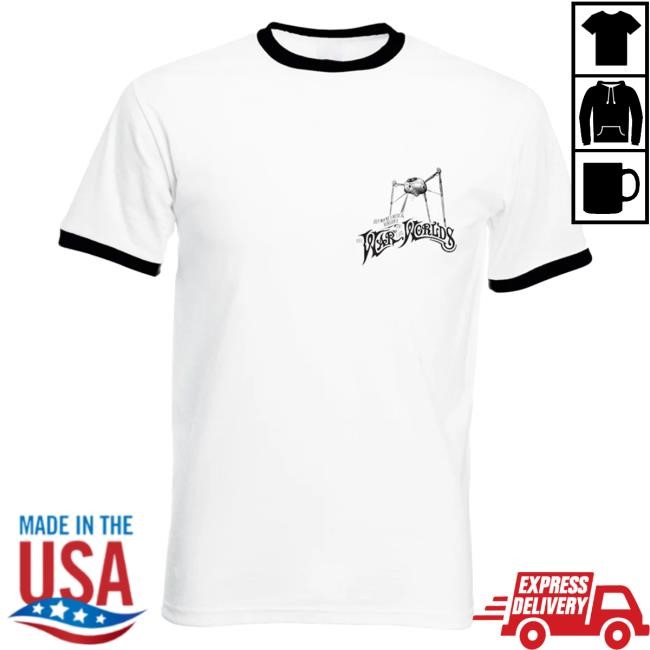 The War of the Worlds No One Would Have Believed White/Black Ringer Hot Shirt