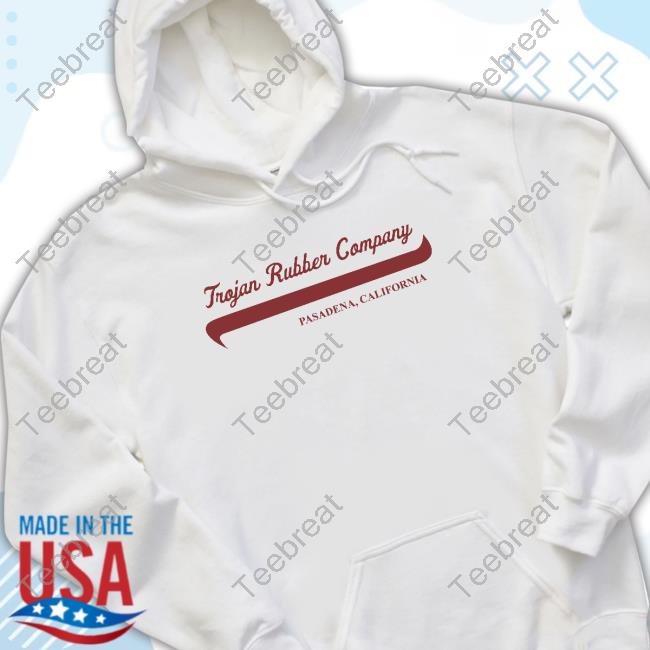 Official Trojan Rubber Company Pasadena California T Shirts