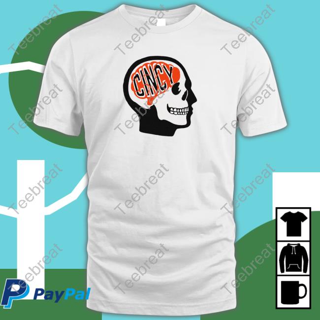 Official Glenn Goodberry Cincinnati Bengals Cincy Football On The Brain T Shirt