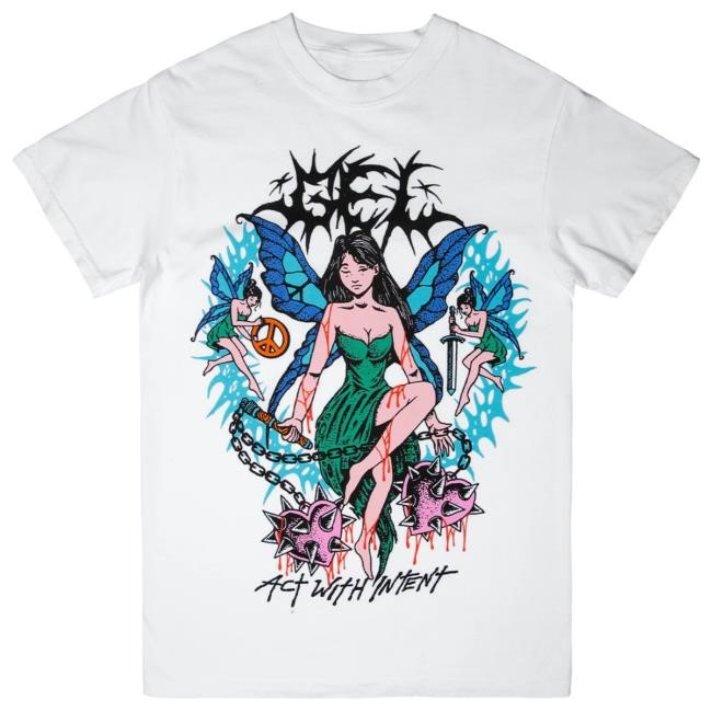 Official Gel Band Merch Store Fairy Act With Intent New Shirt