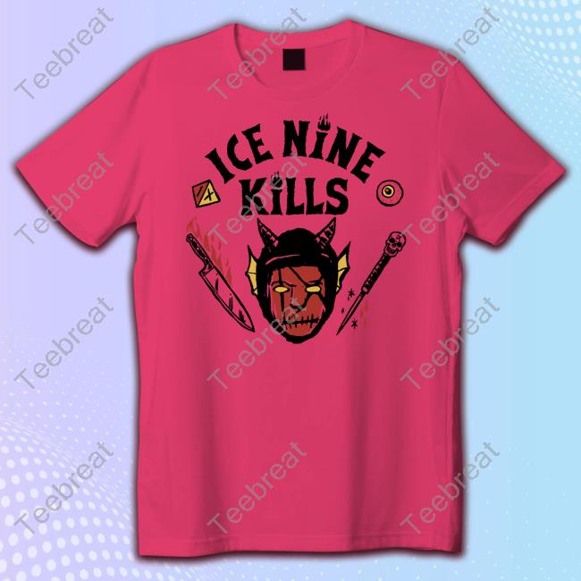 Ice Nine Kills Merch Hellfire Raglan Shirt