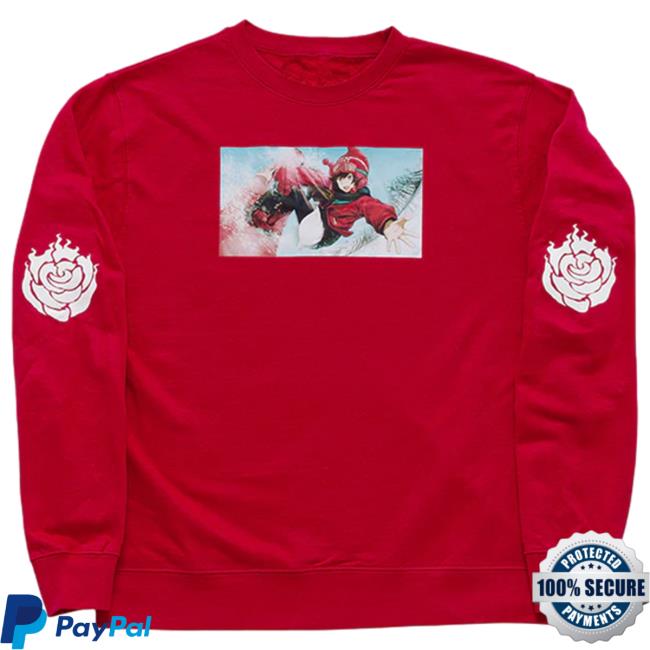Official Rooster Teeth Merch Store RWBY Ice Queendom Dream Ruby Crewneck Sweatshirt