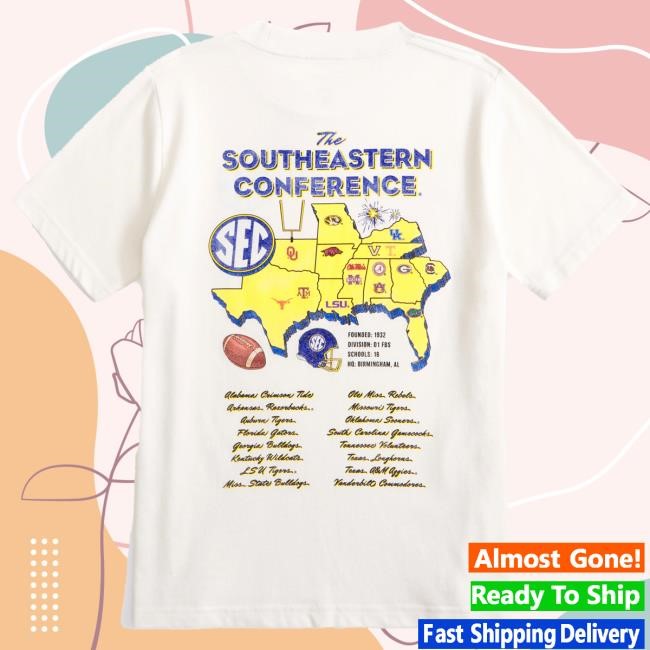 Official Abercrombie And Fitch sec football graphic Tees