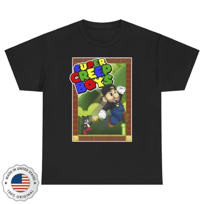 Official Creep Cast Merch Super Creep Boys Shirt CreepCast