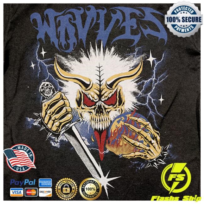 Official Hello Merch Wavves Skull Sword Tees HelloMerch