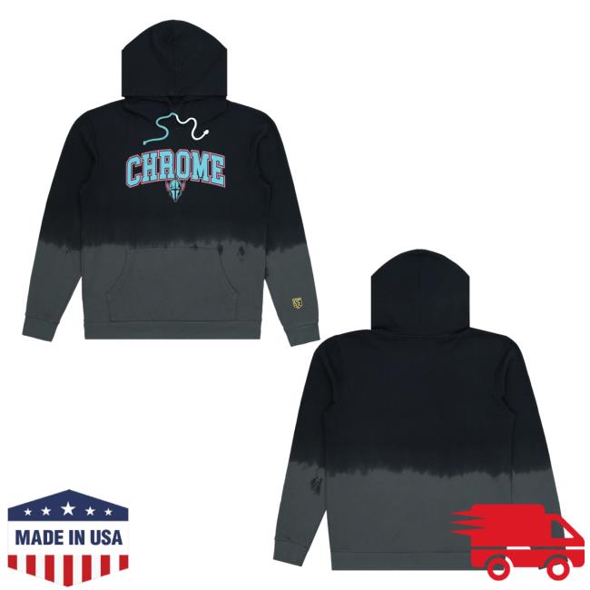 Premier Lacrosse League Shop Chrome Dip Dye Hoodie