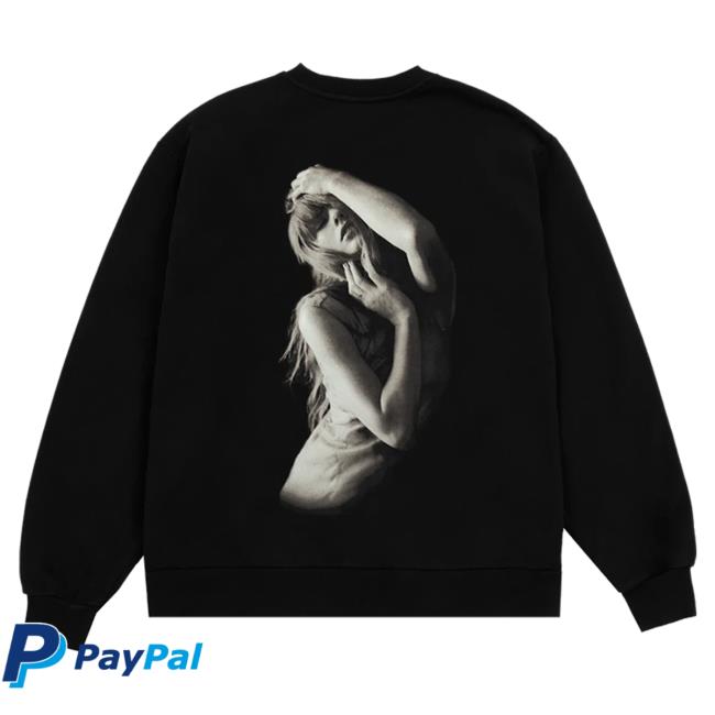 Official Taylor Swift Merch Store The Tortured Poets Department Black Hood Taylor Swift Apparel Clothing TaylorSwift