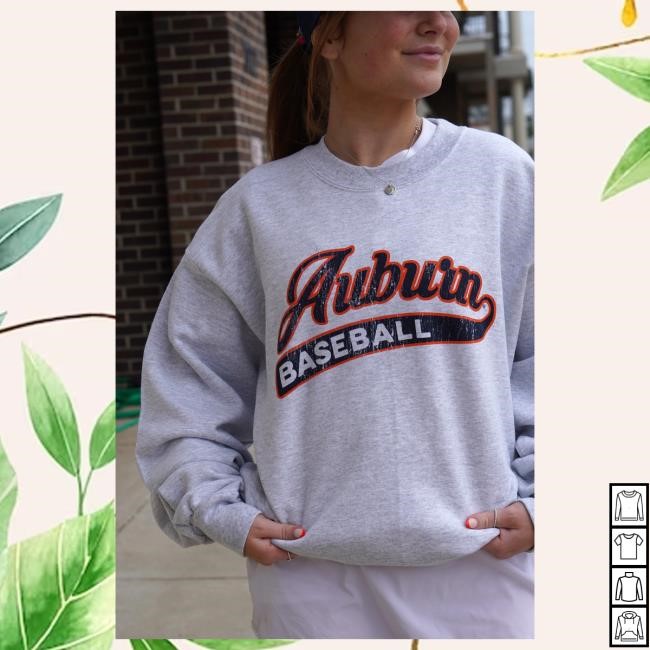 Official Jnj Apparel Store Auburn Baseball Hooded Sweatshirt