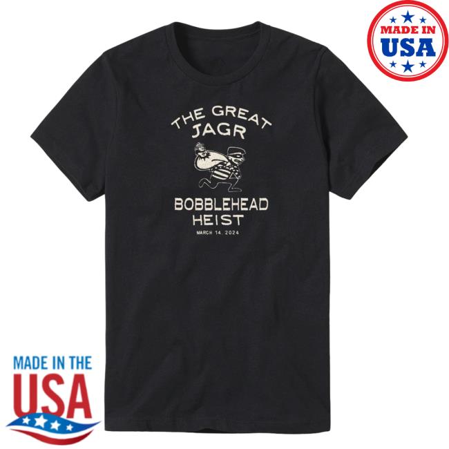 Steel City Apparel Official Store Merch Shop | The Great Jagr Bobblehead Heist March 14 2024 Tshirt