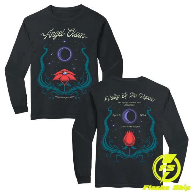 Official Hello Merch Angel Olsen Total Solar Eclipse T Shirt (Limited Edition) HelloMerch