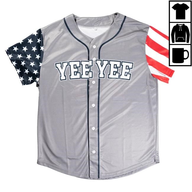 Official Yee Yee Apparel Store Grey Baseball Jersey Attractive Shirt