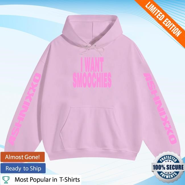 Ashnikko Official I Want Smoochies Hoodie Warmth