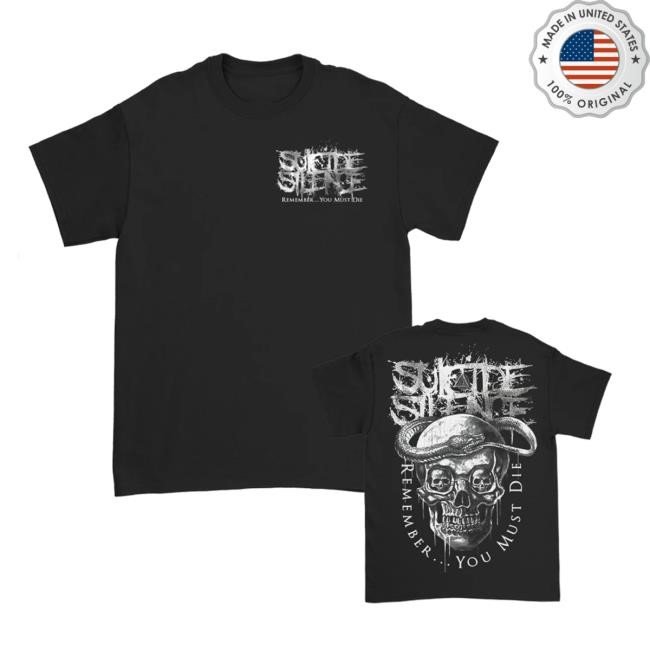 RYMD Snake Skull Shirt Suicide Silence Store