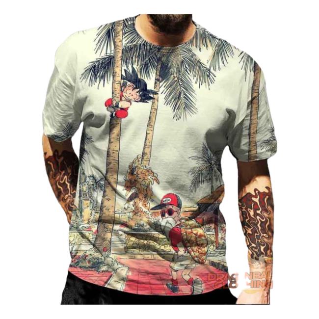 Official Dragon Ball Z Clothing New Summer Fashion 3D Print Shirt