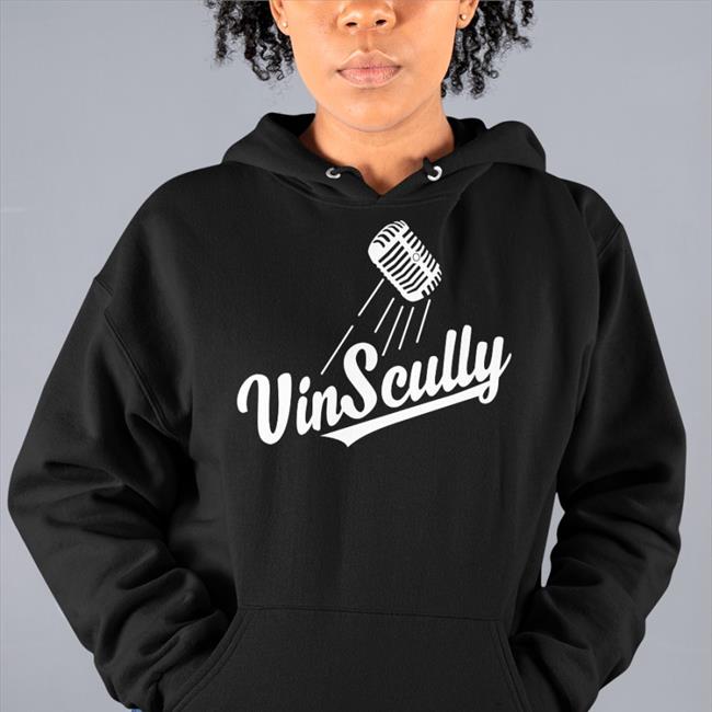 Vin Scully Microphone Shirt Dodgers Etsy